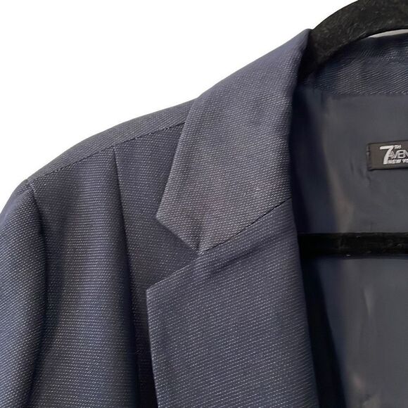 New York & Company 7th Avenue Suiting navy lined easy care blazer 18 - Picture 10 of 16